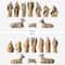 Glitzhome® 10-Piece Bronze Resin Nativity Figurine Set